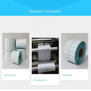Sc5030 Double-Row Three-Proof Thermal Paper Water-resistant Barcode Sticker, Size: 40 x 30  mm (5000 Pieces)