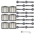 19PCS/Set Vacuum Cleaner Accessories For Shark IQ R101AE/RV1001AE/R101/RV1001 - For Shark Accessories by PMC TechLife | Online Shopping South Africa | PMC TechLife | Buy Now Pay Later Mobicred