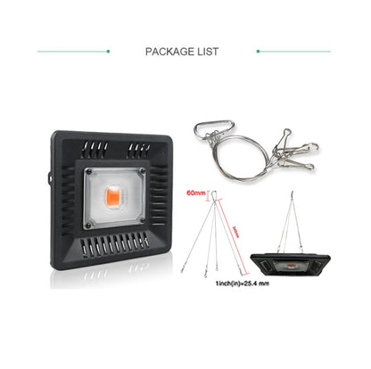 50W Ultra-Thin LED Plant Light, Full Spectrum COB Growth Light, Vegetable, Fruit & Flower Greenhouse Fill Light With Plug, Specification:AU Plug - LED Grow Lights by PMC Jewellery | Online Shopping South Africa | PMC Jewellery | Buy Now Pay Later Mobicred