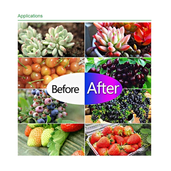 50W Ultra-Thin LED Plant Light, Full Spectrum COB Growth Light, Vegetable, Fruit & Flower Greenhouse Fill Light With Plug, Specification:AU Plug