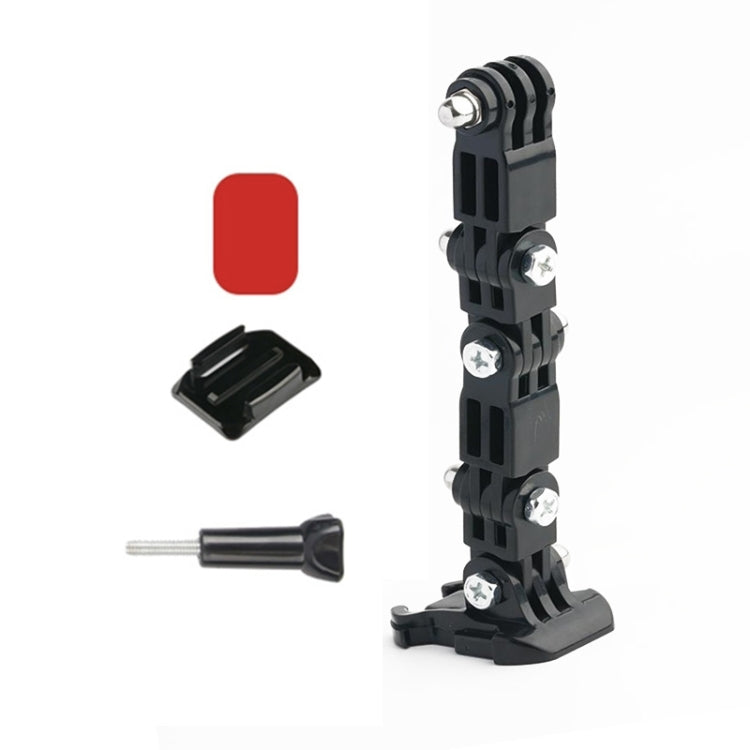 2 Set Cycling Helmet Adhesive Multi-Joint Arm Fixed Mount Set for GoPro Hero11 Black / HERO10 Black / GoPro HERO9 Black / HERO8 Black / HERO7 /6 /5 /5 Session /4 Session /4 /3+ /3 /2 /1, DJI Osmo Action and Other Action Cameras Style 4 -  by PMC TechLife | Online Shopping South Africa | PMC TechLife | Buy Now Pay Later Mobicred