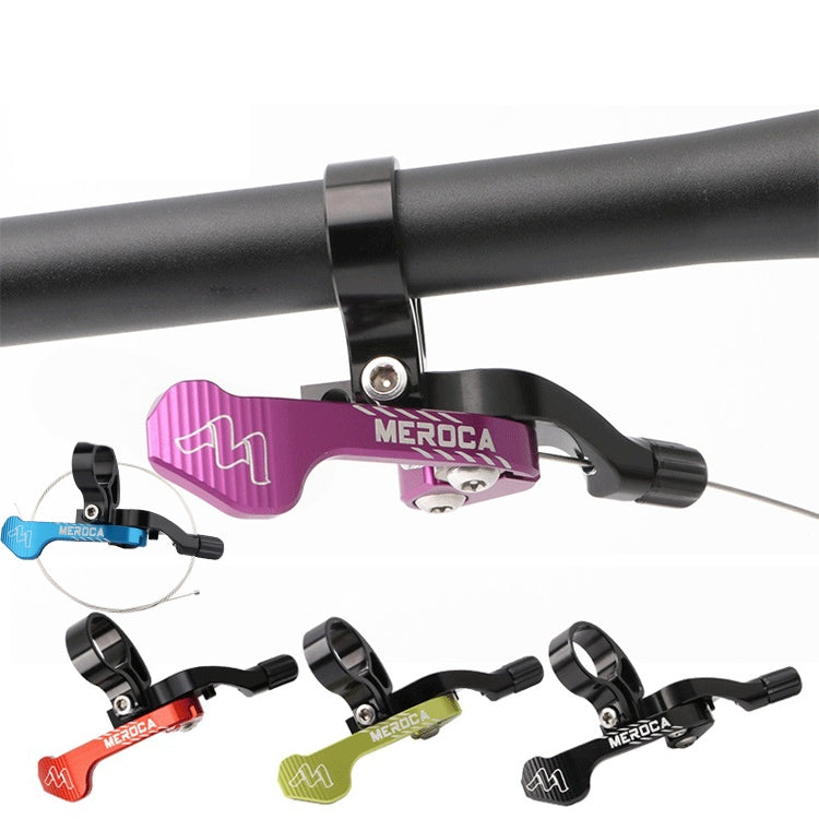 MEROCA Bicycle Telescoping Pipeline Controller Lifting Sitting Pipeline Control Switch(Black Blue) - Bicycle Seat Posts by PMc TechLife | Online Shopping South Africa | PMc TechLife | Buy Now Pay Later Mobicred