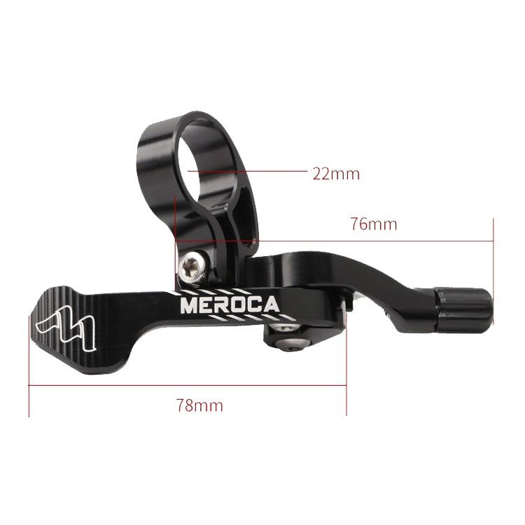MEROCA Bicycle Telescoping Pipeline Controller Lifting Sitting Pipeline Control Switch(Black)
