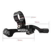 MEROCA Bicycle Telescoping Pipeline Controller Lifting Sitting Pipeline Control Switch(Black Green)