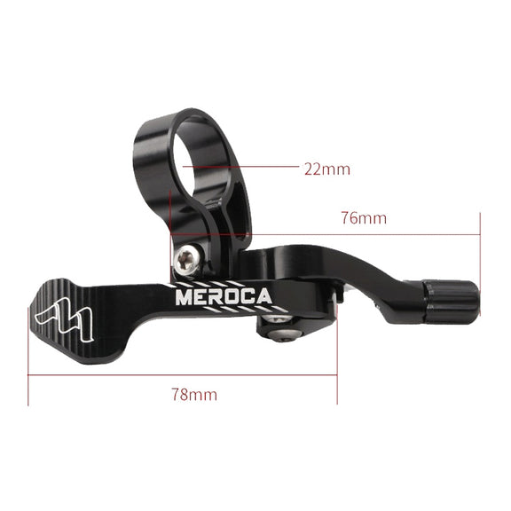 MEROCA Bicycle Telescoping Pipeline Controller Lifting Sitting Pipeline Control Switch(Black Green)