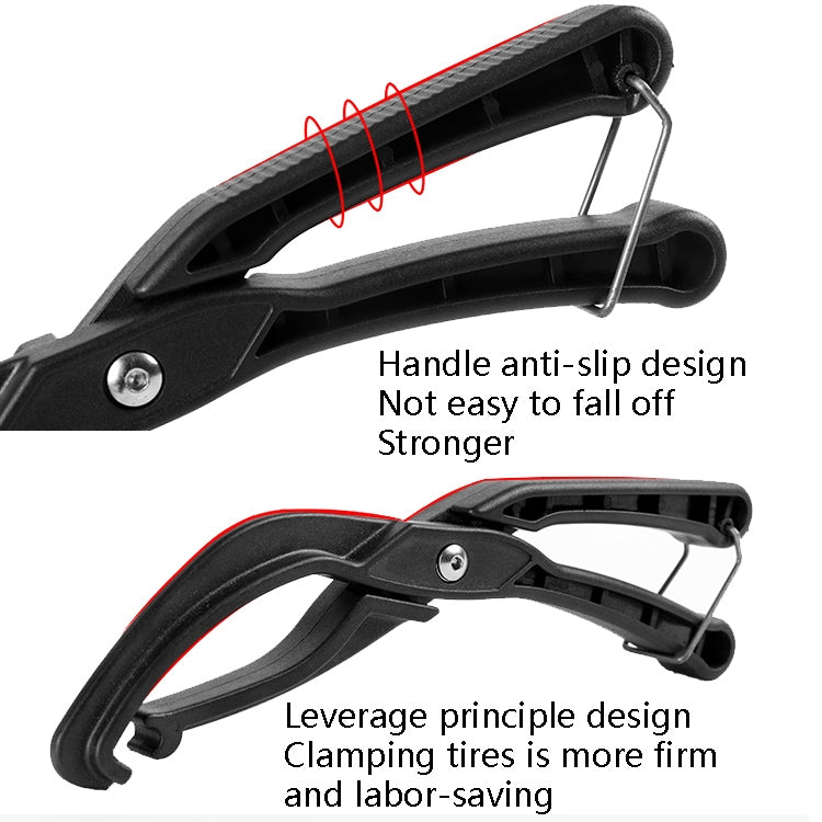 Bicycle Tire Pliers Loaded Tire Repair Tools Mountain Bike Clip Tire Pliers(Black) - Maintenance tools by PMc TechLife | Online Shopping South Africa | PMc TechLife | Buy Now Pay Later Mobicred