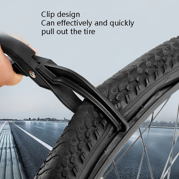 Bicycle Tire Pliers Loaded Tire Repair Tools Mountain Bike Clip Tire Pliers(Black)