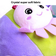 Three-dimensional Animal Baby Music Pull Bell Cloth Ball Bed Hanging Toy Baby Comfort Plush Bed Bell( Ocean Series 2A)