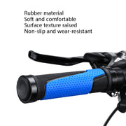 1pair BG-0404 Bicycle Rubber Handle Cover The Mountain Bike Bilateral Lock Dead Anti-Slip Handle Cover(Green)