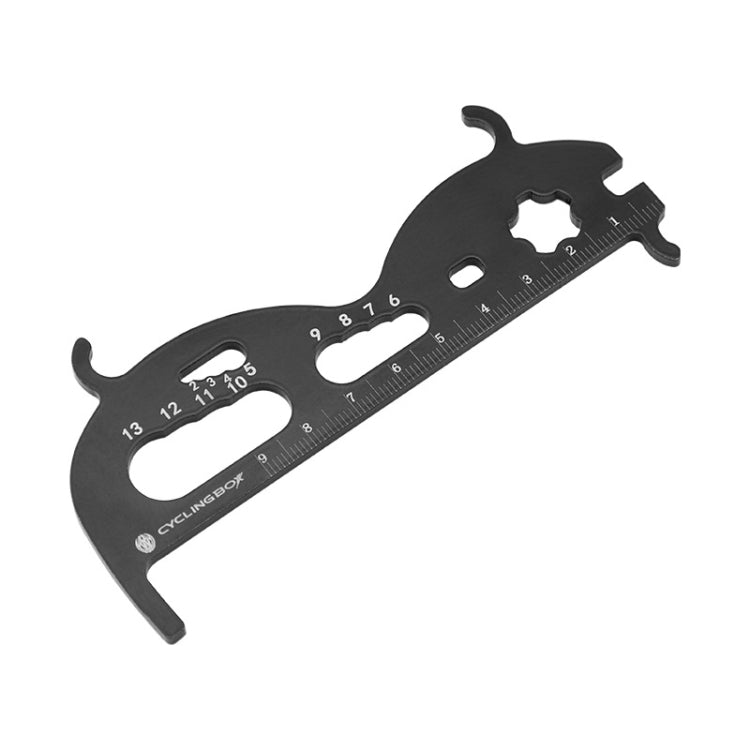 CYCLINGBOX Mountain Bicycle Chain Wear Measuring Ruler Measuring Chain Ruler Inspection Tool(Black) - Maintenance tools by CYCLINGBOX | Online Shopping South Africa | PMc TechLife | Buy Now Pay Later Mobicred