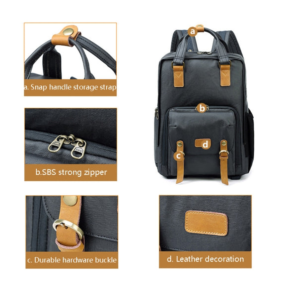 272 Wearable Shoulder Camera Bag Water-resistant SLR Digital Camera Bag(Green)