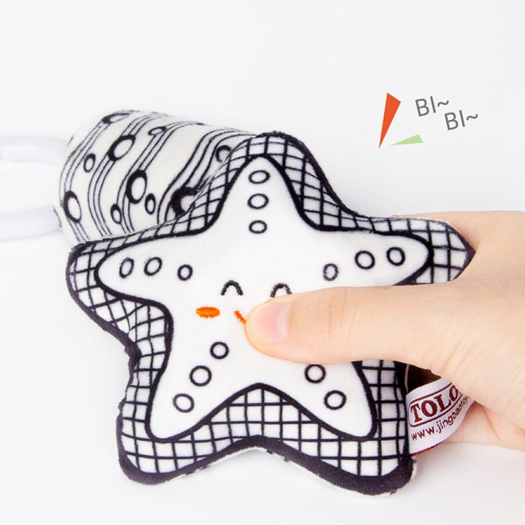 TOLOLO T168231-4 Newborn Bed Bell Early Education Toy Visually Inspires Black And White Wind Chimes Baby Bed Hanging(4C Tropical fish) - Baby Toys by PMC TechLife | Online Shopping South Africa | PMC TechLife | Buy Now Pay Later Mobicred