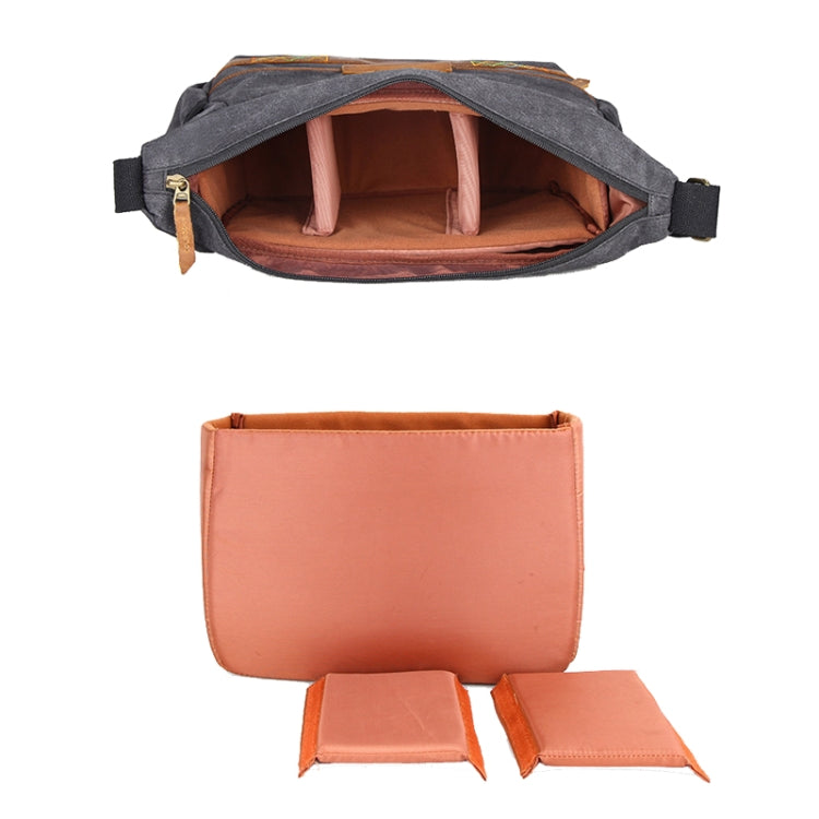 3037 SLR Camera Bag Shoulder Waterproof Messenger Camera Bag(Green) - Strap Satchel by PMC TechLife | Online Shopping South Africa | PMC TechLife | Buy Now Pay Later Mobicred