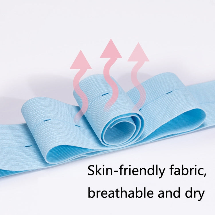 TH20150808 Fetal Monitoring Belt Widened Pregnant Women Check-up Adjustable Buttonhole Elastic Strap Monitoring Belt, Size: 6x130cm(Sky Blue)