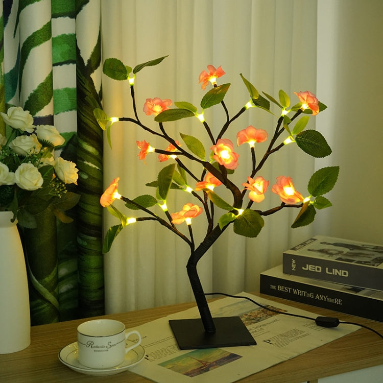 10LM 24 LED Peach Blossom Tree Lamp Interior Decoration Night Light(Warm Light) - Holiday Lights by PMc TechLife | Online Shopping South Africa | PMc TechLife | Buy Now Pay Later Mobicred