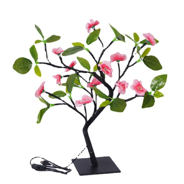 10LM 24 LED Peach Blossom Tree Lamp Interior Decoration Night Light(Warm Light) - Holiday Lights by PMc TechLife | Online Shopping South Africa | PMc TechLife | Buy Now Pay Later Mobicred