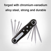 8 In 1 Bicycle Repair Portable Folding Allen Wrench(Phillips Slotted)