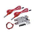 3D Printer Parts E3D V6 Back Screw With Cooling Fan Double-Head Mixed Color Extruded Aluminum Block Kit - Parts by PMC TechLife | Online Shopping South Africa | PMC TechLife | Buy Now Pay Later Mobicred