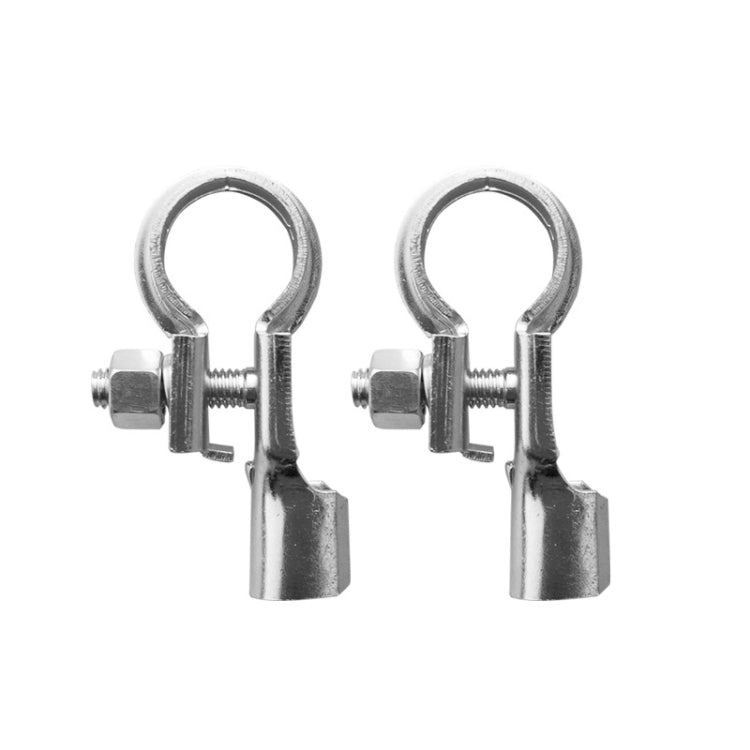 1 Pair T007 Brass Plating Tin Car Battery Pile Head Battery Terminal Connector Cable Junction Head - Booster Cable & Clip by PMC TechLife | Online Shopping South Africa | PMC TechLife | Buy Now Pay Later Mobicred