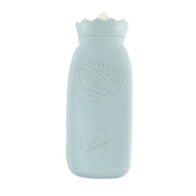 Winter Silicone Hand Warmer Cartoon Cute Water Injection Warm Water Bag, Colour: Green Love