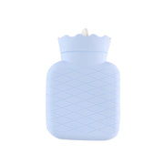 Winter Silicone Hand Warmer Cartoon Cute Water Injection Warm Water Bag, Colour: Light Blue Square