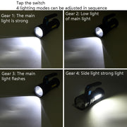 TG-TZ01601 20W Outdoor Search Lights Household Strong Light Flashlight Rechargeable Portable Lamp(With Charged Display)
