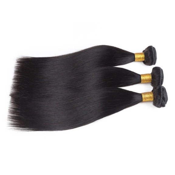 Women Chemical Fiber Straight Hair Bundle Wig(18 Inch)