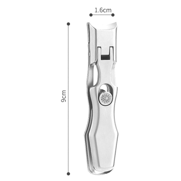 Stainless Steel Large Anti-Fly Splattering Nail Knife Large Opening Nail Cutting(Black) - free shipping - PMC Jewellery - Order now!