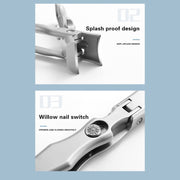 Stainless Steel Large Anti-Fly Splattering Nail Knife Large Opening Nail Cutting(Colorful)
