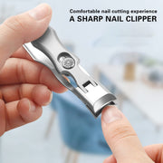 Stainless Steel Large Anti-Fly Splattering Nail Knife Large Opening Nail Cutting(Colorful)