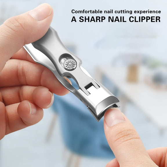 Stainless Steel Large Anti-Fly Splattering Nail Knife Large Opening Nail Cutting(Colorful)