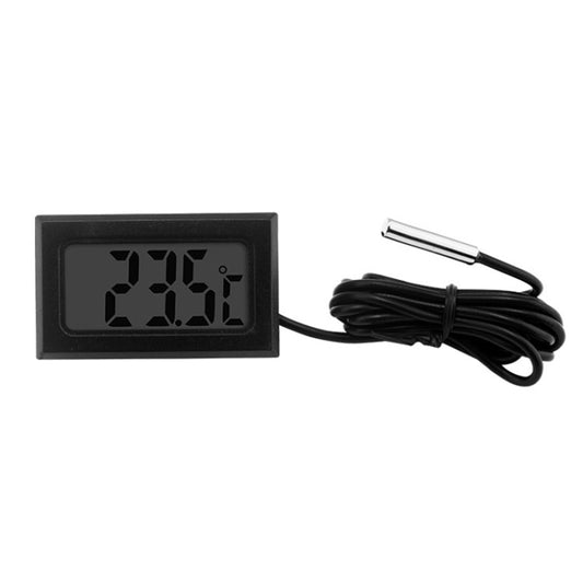 Fish Tank Digital Thermometer Waterproof Probe Electronic Measuring Thermometer, Line Length: 1m (Black) - free shipping - PMC Jewellery - Order now!