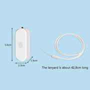 EP206 Hanging Neck Negative Ion Necklace Air Purifier(Black)