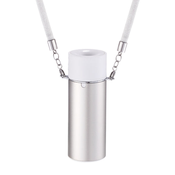 EP205 Portable Air Purifier Negative Ion Necklace Hanging Collar Purifier(Silver)