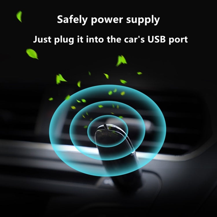 EP204 Portable USB Car Negative Ion Air Purifier(Black) - Air Purifier by PMC TechLife | Online Shopping South Africa | PMC TechLife | Buy Now Pay Later Mobicred
