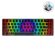 T8 68 Keys Mechanical Gaming Keyboard RGB Backlit Wired Keyboard, Cable Length:1.6m(Black Green Shaft) - Wired Keyboard by PMC TechLife | Online Shopping South Africa | PMC TechLife | Buy Now Pay Later Mobicred