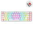T8 68 Keys Mechanical Gaming Keyboard RGB Backlit Wired Keyboard, Cable Length:1.6m(White RGB Red Shaft) - Wired Keyboard by PMC TechLife | Online Shopping South Africa | PMC TechLife | Buy Now Pay Later Mobicred