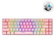 T8 68 Keys Mechanical Gaming Keyboard RGB Backlit Wired Keyboard, Cable Length:1.6m(Pink Green Shaft) - Wired Keyboard by PMC TechLife | Online Shopping South Africa | PMC TechLife | Buy Now Pay Later Mobicred