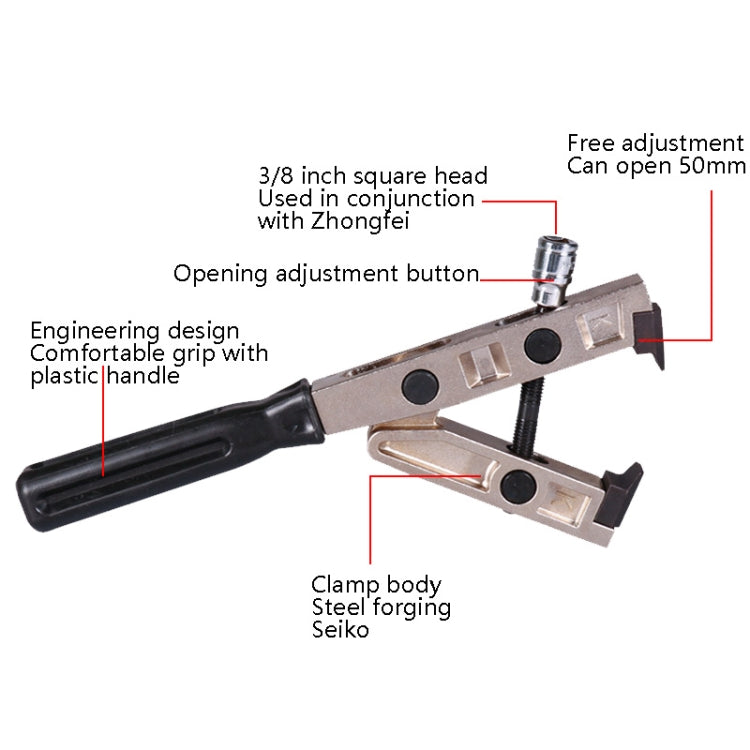 HP031 Powerful Ball Cage Dust Cover Removal Tool(Cage Clamp Pliers) - Hand Tool Sets by PMC TechLife | Online Shopping South Africa | PMC TechLife | Buy Now Pay Later Mobicred