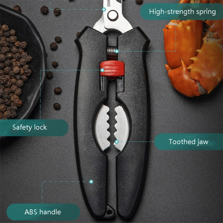Crab Tool 304 Stainless Steel Crab Fork Crab Scissors Crab Needle,Style: 5 Fork 1 Knife 1 Box