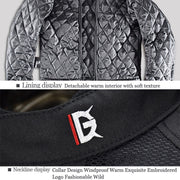 GHOST RACING GR-Y05 Motorcycle Cycling Cloth Men Knight Racing Jacket Keep Warm Anti-Fall Locomotive Off-Road Suit, Size: XXXL(Black)