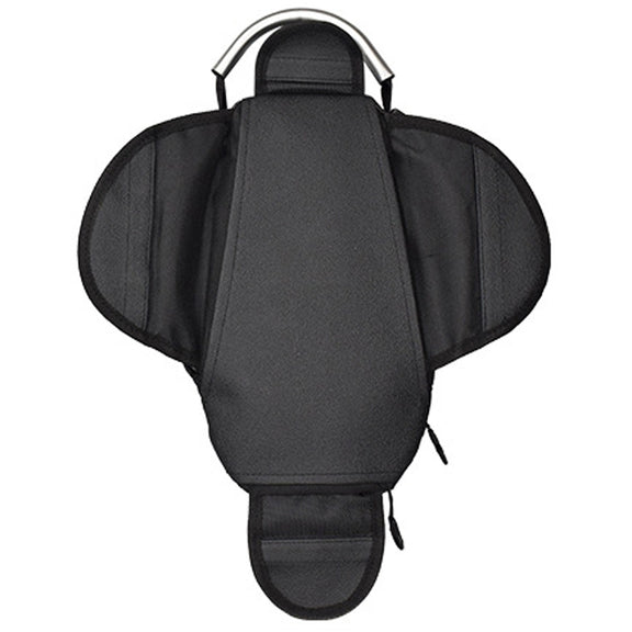 GHOST RACING GR-YXB08 Motorcycle Bag Touch Navigation Fuel Tank Package Dust Waist Bag(With Magnet (Black))