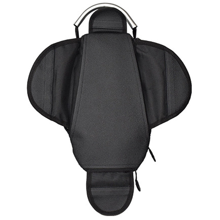 GHOST RACING GR-YXB08 Motorcycle Bag Touch Navigation Fuel Tank Package Dust Waist Bag(With Magnet (Black))