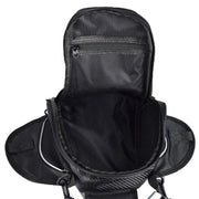 GHOST RACING GR-YXB08 Motorcycle Bag Touch Navigation Fuel Tank Package Dust Waist Bag(With Magnet (Black))
