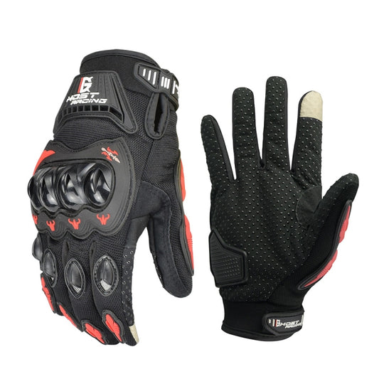 GHOST RACING GR-ST04 Motorcycle Gloves Anti-Fall Full Finger Riding Touch Gloves, Size: XXL(Red) - free shipping - PMC Jewellery - Order now!