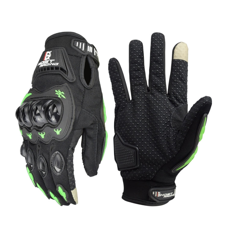 GHOST RACING GR-ST04 Motorcycle Gloves Anti-Fall Full Finger Riding Touch Gloves, Size: XXL(Green) - free shipping - PMC TechLife - Order now!
