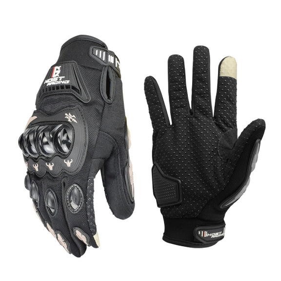 GHOST RACING GR-ST04 Motorcycle Gloves Anti-Fall Full Finger Riding Touch Gloves, Size: XXL(Gray)
