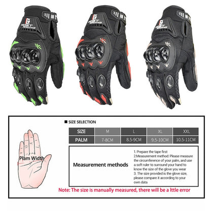 GHOST RACING GR-ST04 Motorcycle Gloves Anti-Fall Full Finger Riding Touch Gloves, Size: XXL(Green) - free shipping - PMC Jewellery - Order now!