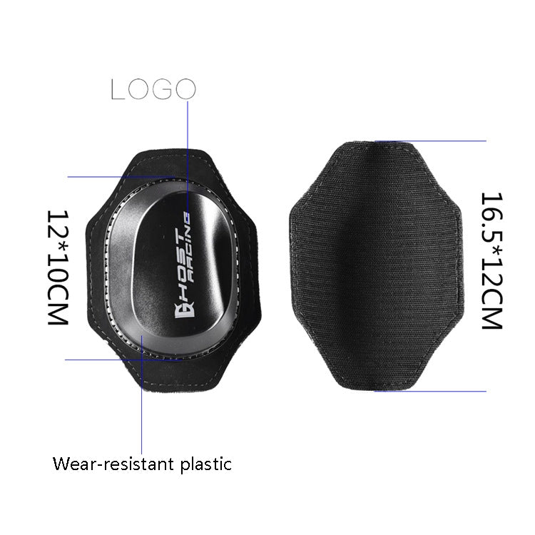 GHOST RACING GR-MB01 Motorcycle Protective Gear Knee Protective Abrasion(Fluorescent Green) - free shipping - PMC TechLife - Order now!