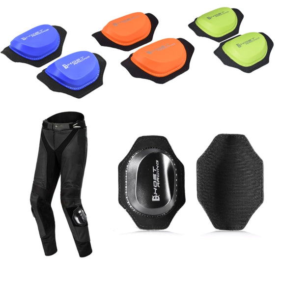GHOST RACING GR-MB01 Motorcycle Protective Gear Knee Protective Abrasion(Fluorescent Green)